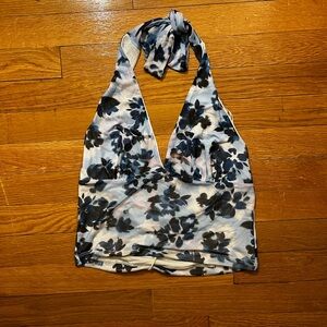 Floral Halter Top